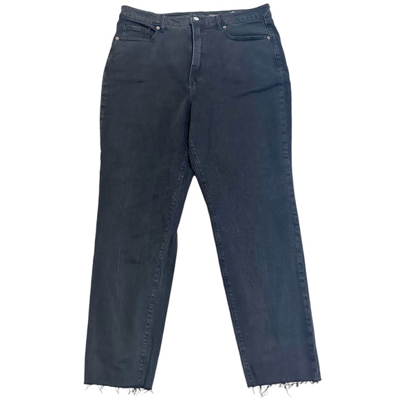 NWT lot of 2 old navy size 16 high rise jeans. Blue and black straight leg - Picture 4 of 16